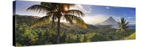Philippines, Southeastern Luzon, Bicol, Mayon Volcano-Michele Falzone-Stretched Canvas