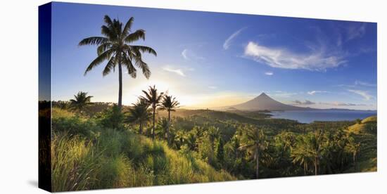 Philippines, Southeastern Luzon, Bicol, Mayon Volcano-Michele Falzone-Stretched Canvas