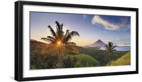 Philippines, Southeastern Luzon, Bicol, Mayon Volcano-Michele Falzone-Framed Premium Photographic Print