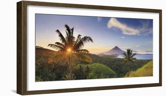 Philippines, Southeastern Luzon, Bicol, Mayon Volcano-Michele Falzone-Framed Photographic Print