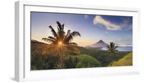 Philippines, Southeastern Luzon, Bicol, Mayon Volcano-Michele Falzone-Framed Photographic Print