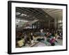 Philippino Housekeepers Gathering Together on Sundays at Hsbc Bank Hall, Hong Kong, China-Sergio Pitamitz-Framed Photographic Print
