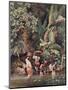 Philippino Women Washing Beneath a Banana Tree, 1863-C. W. Andrews-Mounted Premium Giclee Print