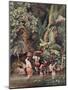 Philippino Women Washing Beneath a Banana Tree, 1863-C. W. Andrews-Mounted Giclee Print