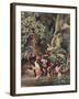 Philippino Women Washing Beneath a Banana Tree, 1863-C. W. Andrews-Framed Giclee Print