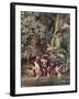 Philippino Women Washing Beneath a Banana Tree, 1863-C. W. Andrews-Framed Giclee Print