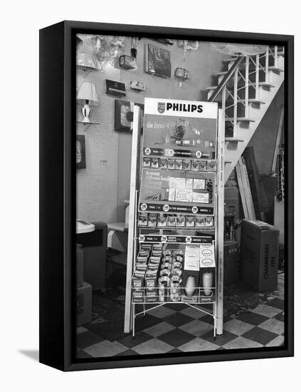 Philips Point of Sale Stand for Light Bulbs, 1962-Michael Walters-Framed Stretched Canvas