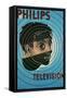 Philips Television Ad, Encircled Eye-null-Framed Stretched Canvas