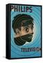 Philips Television Ad, Encircled Eye-null-Framed Stretched Canvas