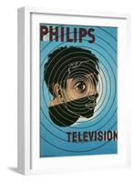 Philips Television Ad, Encircled Eye-null-Framed Art Print