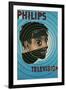 Philips Television Ad, Encircled Eye-null-Framed Art Print