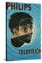 Philips Television Ad, Encircled Eye-null-Stretched Canvas