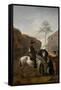 Philips Wouwerman / 'A Hunter', 1650-1653, Dutch School, Oil on panel, 32 cm x 35 cm, P02145.-PHILIPS WOUWERMAN-Framed Stretched Canvas