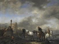 Stopping at the Inn, 1655-1658-Philips Wouwerman-Giclee Print