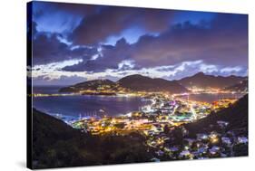 Philipsburg, Sint Maarten, Dutch Antilles Cityscape at the Great Salt Pond.-SeanPavonePhoto-Stretched Canvas