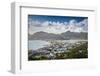 Philipsburg, Sint Maarten, Dutch Antilles Cityscape at the Great Salt Pond.-SeanPavonePhoto-Framed Photographic Print