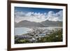 Philipsburg, Sint Maarten, Dutch Antilles Cityscape at the Great Salt Pond.-SeanPavonePhoto-Framed Photographic Print