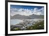 Philipsburg, Sint Maarten, Dutch Antilles Cityscape at the Great Salt Pond.-SeanPavonePhoto-Framed Photographic Print