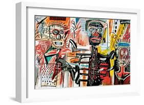 Philistines, 1982-Jean-Michel Basquiat-Framed Giclee Print