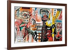 Philistines, 1982-Jean-Michel Basquiat-Framed Giclee Print