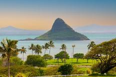 Chinaman's Hat Island off the East Coast of Oahu, Hawaii-Phillip Kraskoff-Framed Stretched Canvas