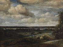 An Extensive Landscape with a Road by a River, 1655-Phillips de Koninck-Giclee Print