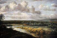 An Extensive Landscape with a Road by a River, 1655-Phillips de Koninck-Giclee Print