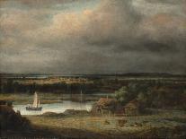 An Extensive Landscape with a Road by a River, 1655-Phillips de Koninck-Giclee Print