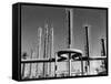 Phillips Gasoline Plant-John Vachon-Framed Stretched Canvas