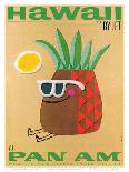 Hawaii by Jet - Pan American Airlines (PAA) - Mr. Pineapple Head-Phillips-Laminated Art Print