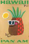 Hawaii by Jet - Pan American Airlines (PAA) - Mr. Pineapple Head-Phillips-Art Print