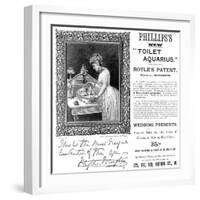 Phillips's 'Toilet Aquarius'-null-Framed Art Print