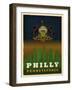 Philly Flag-Red Atlas Designs-Framed Giclee Print