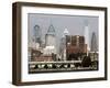 Philly Skyline Debate-Tom Mihalek-Framed Premium Photographic Print