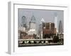 Philly Skyline Debate-Tom Mihalek-Framed Photographic Print