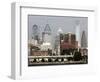 Philly Skyline Debate-Tom Mihalek-Framed Photographic Print