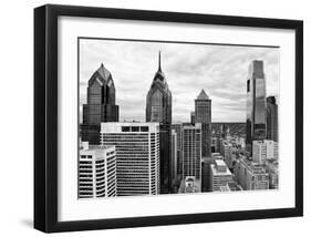 Philly Skyline-Erin Clark-Framed Art Print