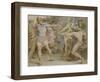 Philoctetes Aiming the Bow of Hercules at Odysseus, 1790-Asmus Jacob Carstens-Framed Giclee Print