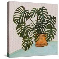 Philodendron Heart Leaf-null-Stretched Canvas