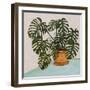 Philodendron Heart Leaf-null-Framed Art Print