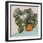 Philodendron Heart Leaf-null-Framed Art Print