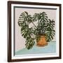 Philodendron Heart Leaf-null-Framed Art Print