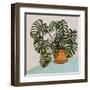 Philodendron Heart Leaf-null-Framed Art Print