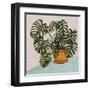 Philodendron Heart Leaf-null-Framed Art Print