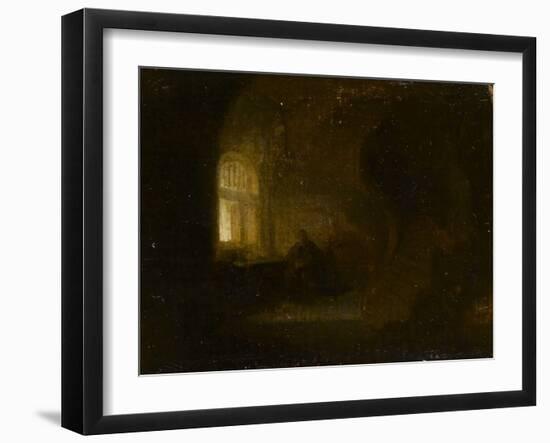 Philosophe en méditation-null-Framed Giclee Print