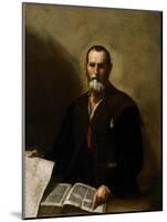 Philosopher Crates of Thebes, 1636-José de Ribera-Mounted Giclee Print