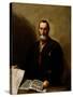 Philosopher Crates of Thebes-Jose de Ribera-Stretched Canvas