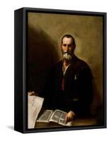 Philosopher Crates of Thebes-Jose de Ribera-Framed Stretched Canvas