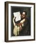 Philosopher or Saint-Luca Giordano-Framed Giclee Print