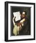 Philosopher or Saint-Luca Giordano-Framed Giclee Print